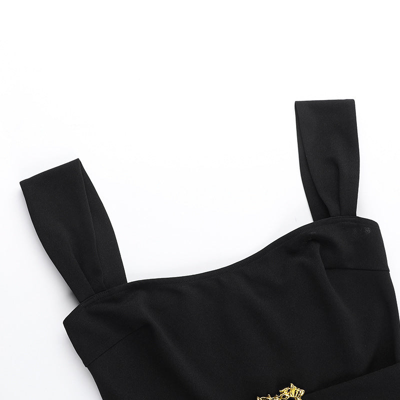 Damen Minikleid mit elegantem Bleistiftstil und dekorativem Gürtel EB