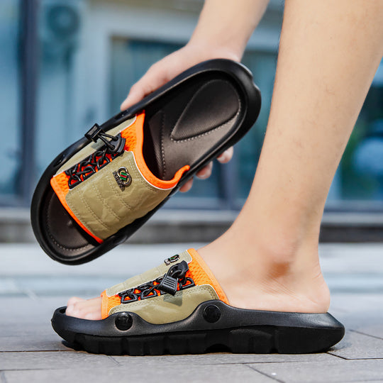 Damen Bequeme Freizeitsandalen mit atmungsaktivem Obermaterial und rutschfester Sohle EB