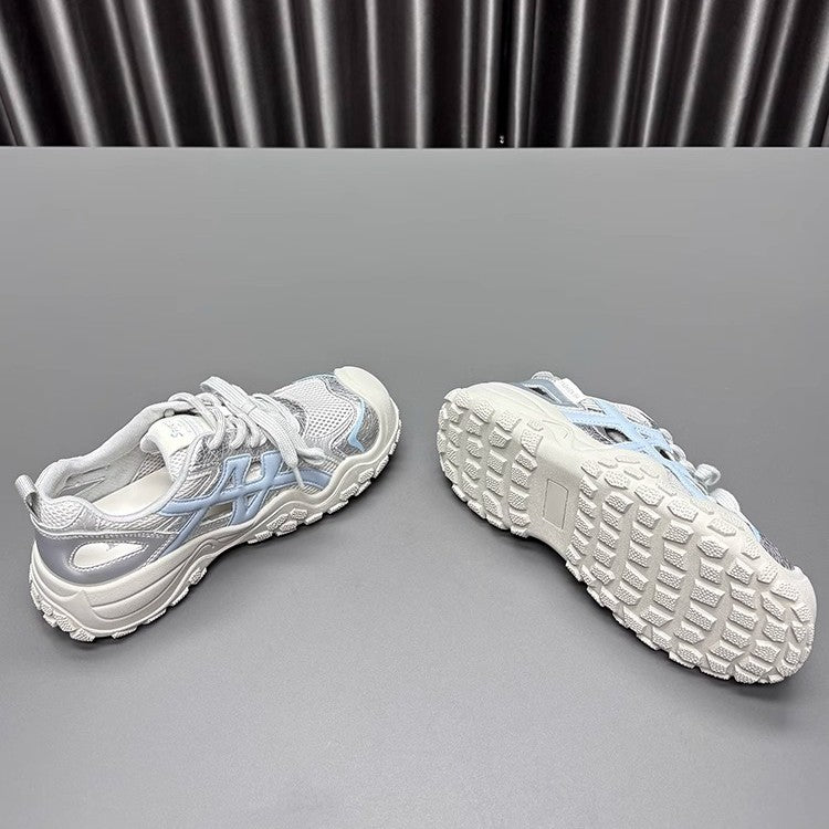 Damen sportive Lifestyle-Sneaker mit atmungsaktiver Mesh-Oberfläche und hochwertiger Dämpfungstechnologie EB