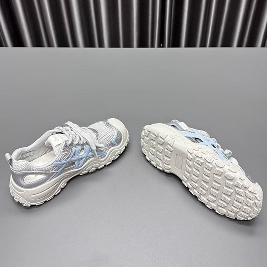 Damen sportive Lifestyle-Sneaker mit atmungsaktiver Mesh-Oberfläche und hochwertiger Dämpfungstechnologie EB