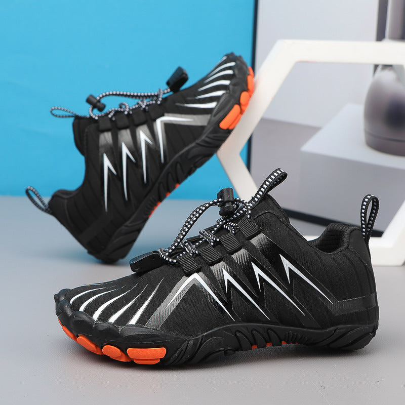 Unisex nan strapazierfähiger Multiaktiv-Wasserschuh mit stoßdämpfender Zehenschutzkappe und Schnellzugverschluss EB