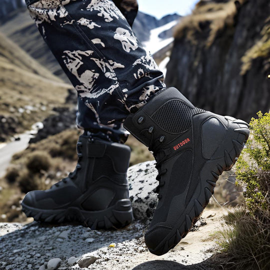 Herren All-Terrain Wanderschuhe mit hohem Knöchelschutz und rutschfester Sohle EB