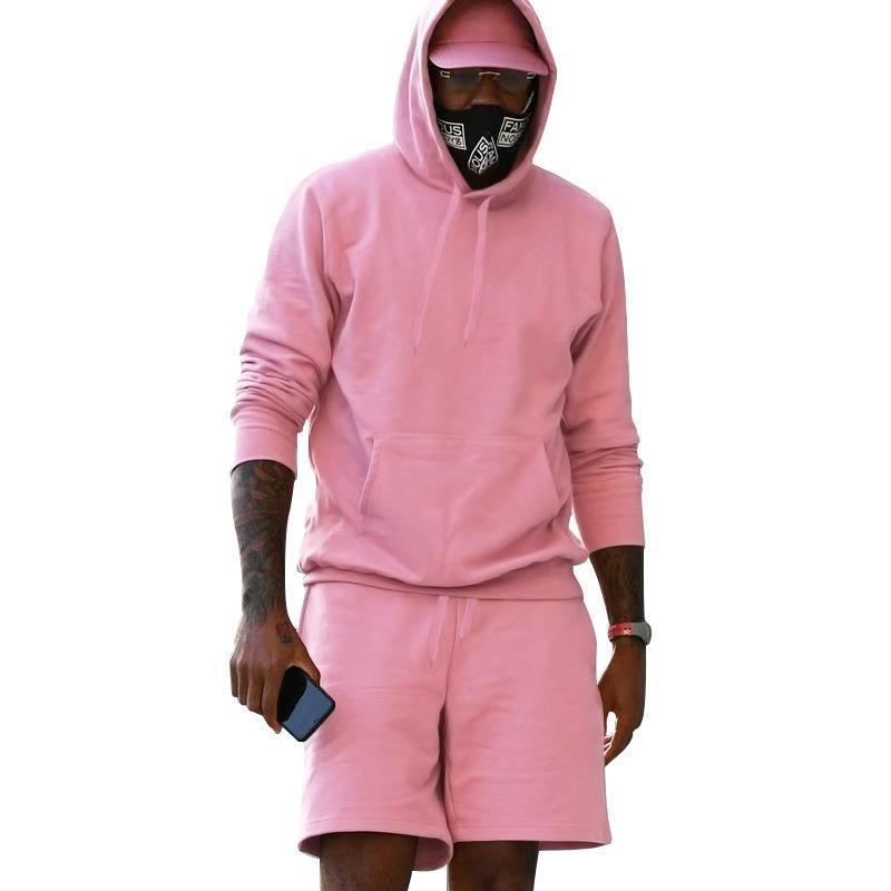 EB Herren Hoodie-Shorts-Set mit Kängurutasche