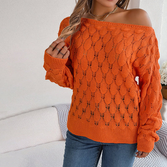 EB | Hohlstrickpullover Mit Feinem Detailmuster