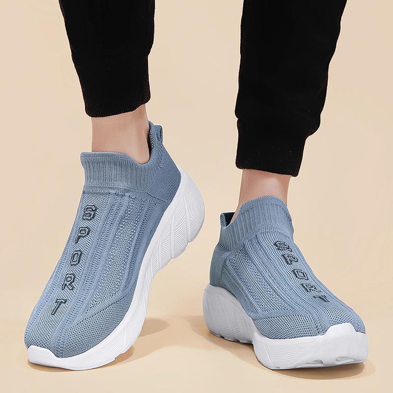 Damen bequeme Strick-Sneaker EB