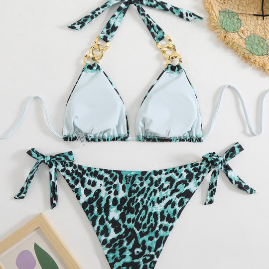 Damen Bikiniset mit eleganten Kettenakzenten EB