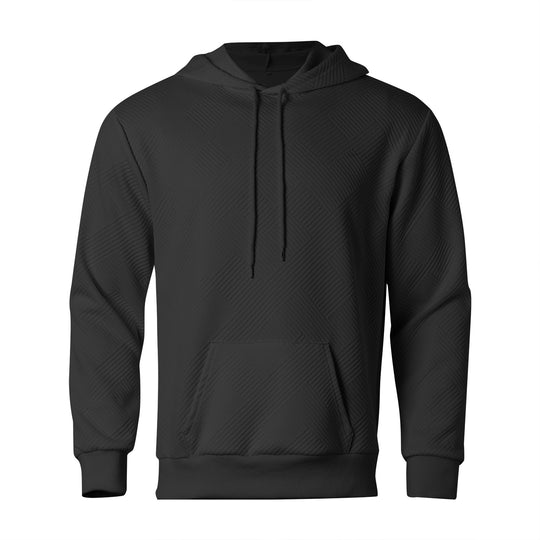 Herren Kapuzenpullover mit strukturiertem Design und praktischer Kängurutasche EB