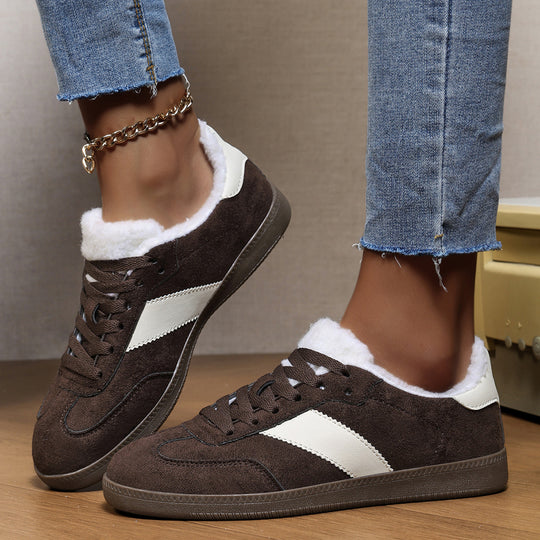 Damen Sneaker mit warmem Innenfutter und rutschfester Sohle EB
