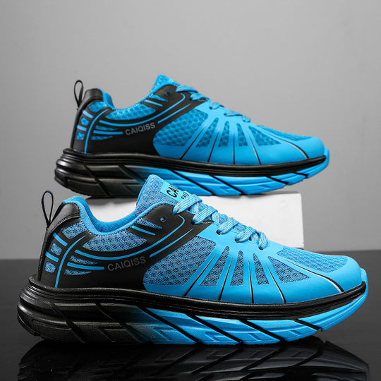 Herren Stabilitäts-Laufschuhe mit keilförmiger Energierückführungssohle und nahtlosem Mesh-Upper EB