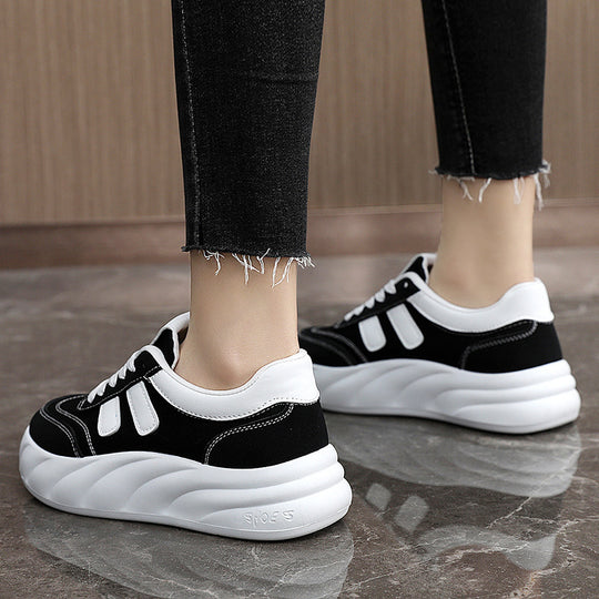 Damen modische Sneakers mit hohem Tragekomfort und dämpfender Laufsohle EB