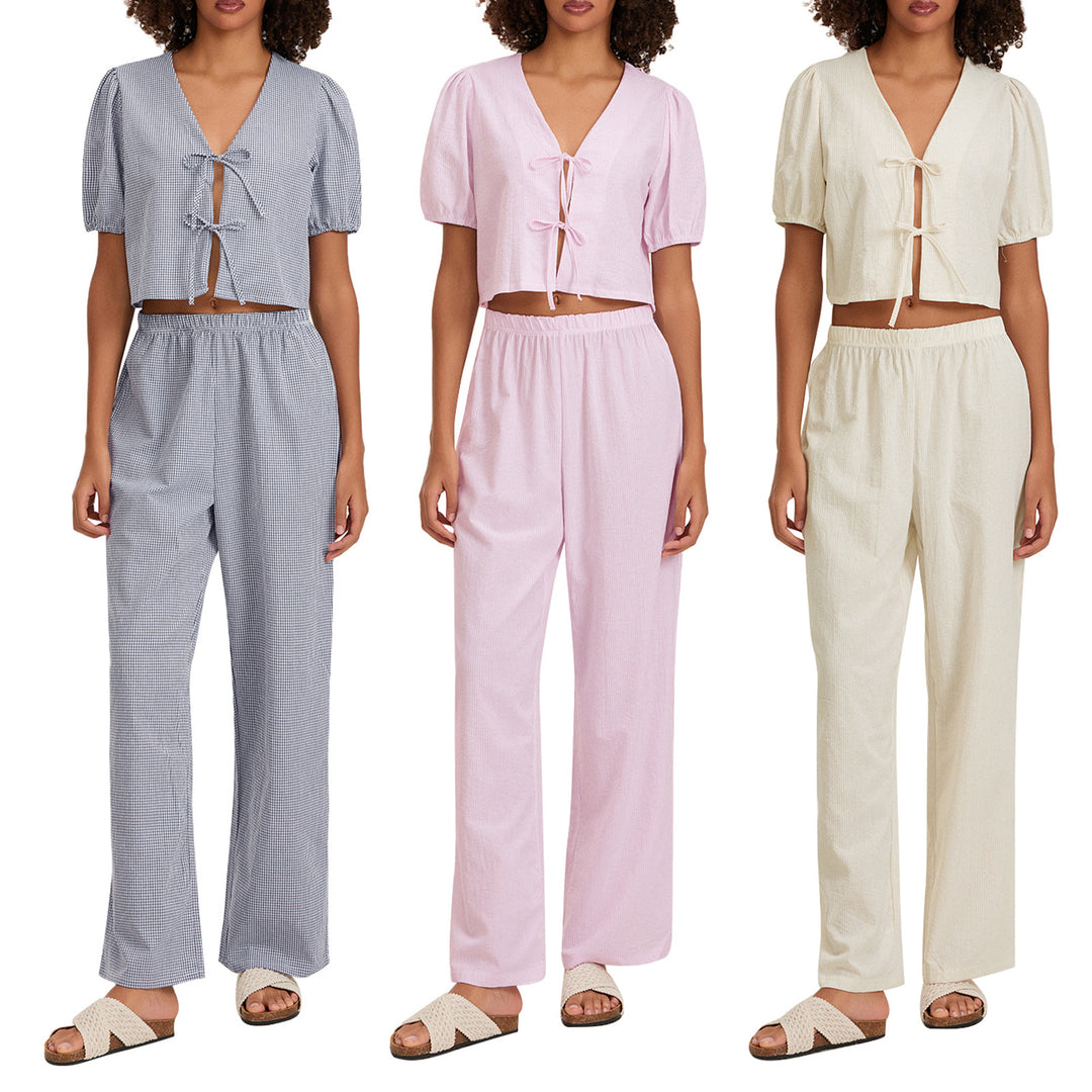 Damen luftiges Sommer-Jumpsuit mit Raffung EB