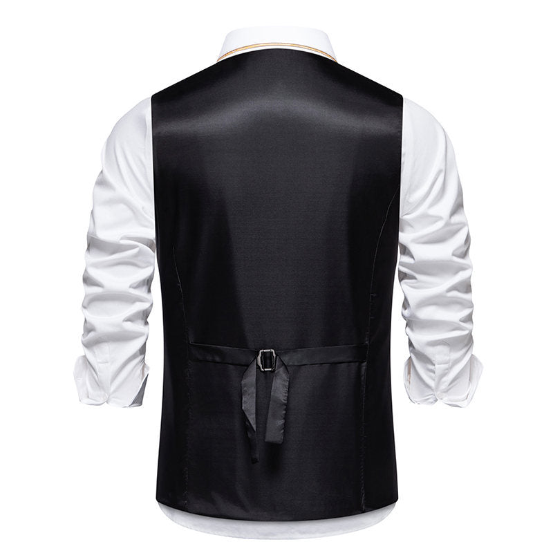 Herren elegante Weste mit feinen Details und modernen Akzenten EB