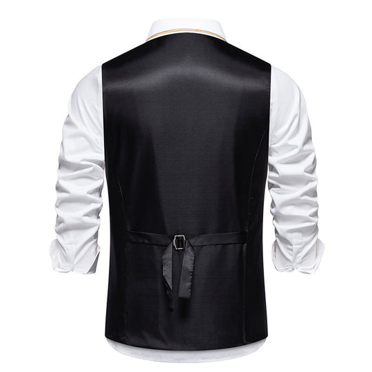 Herren elegante Weste mit feinen Details und modernen Akzenten EB
