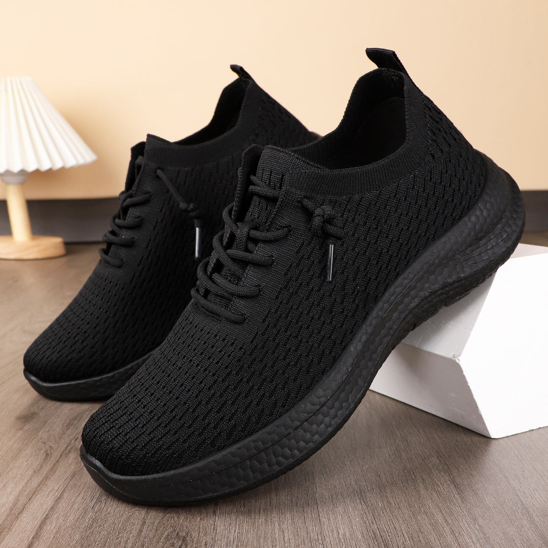 Damen Sportliche Leichtgewicht Sneakers mit flexiblem Obermaterial und rutschfester Sohle EB