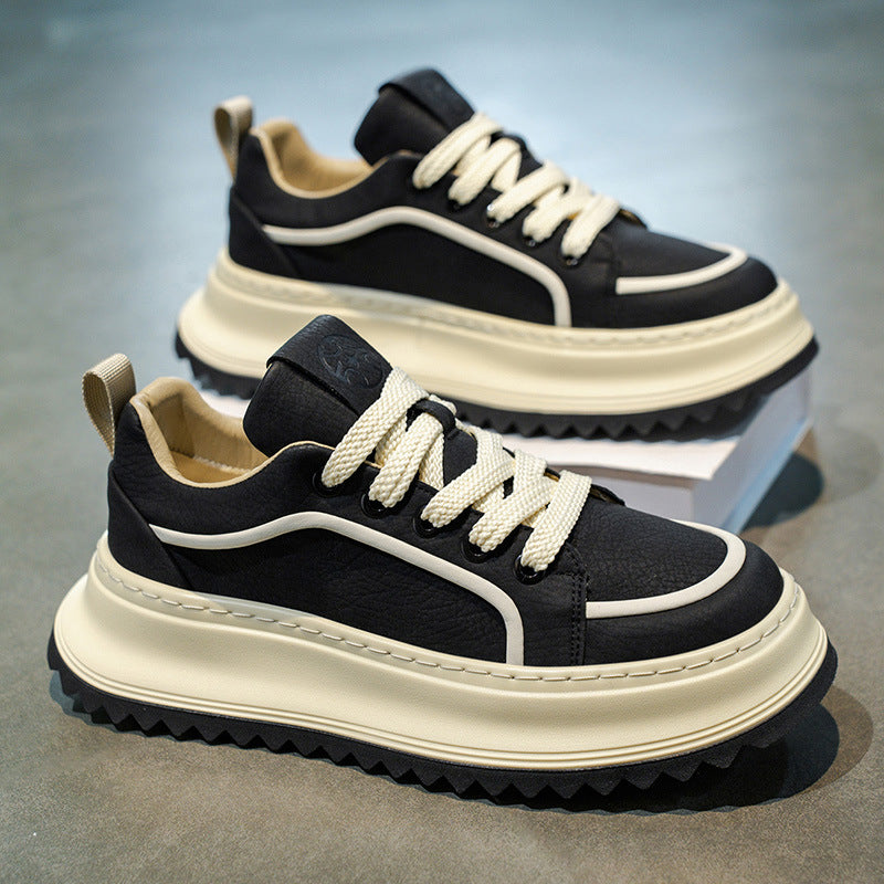 Damen modische Sneakers mit dämpfender Sohle und sportlicher Profilierung EB