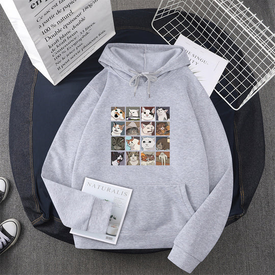 Damen Sweatshirt mit Tier-Motiv EB