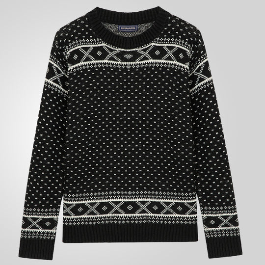 Herren Gemusterter Pullover mit klassischem Norweger-Muster EB