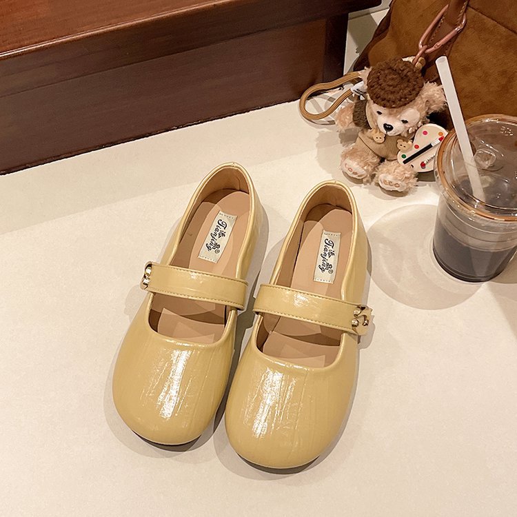 Damen elegante Mary Jane Ballerinas mit modischem Schnallenakzent EB