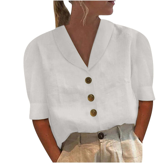 EB | Retro Chic Top mit Knöpfen