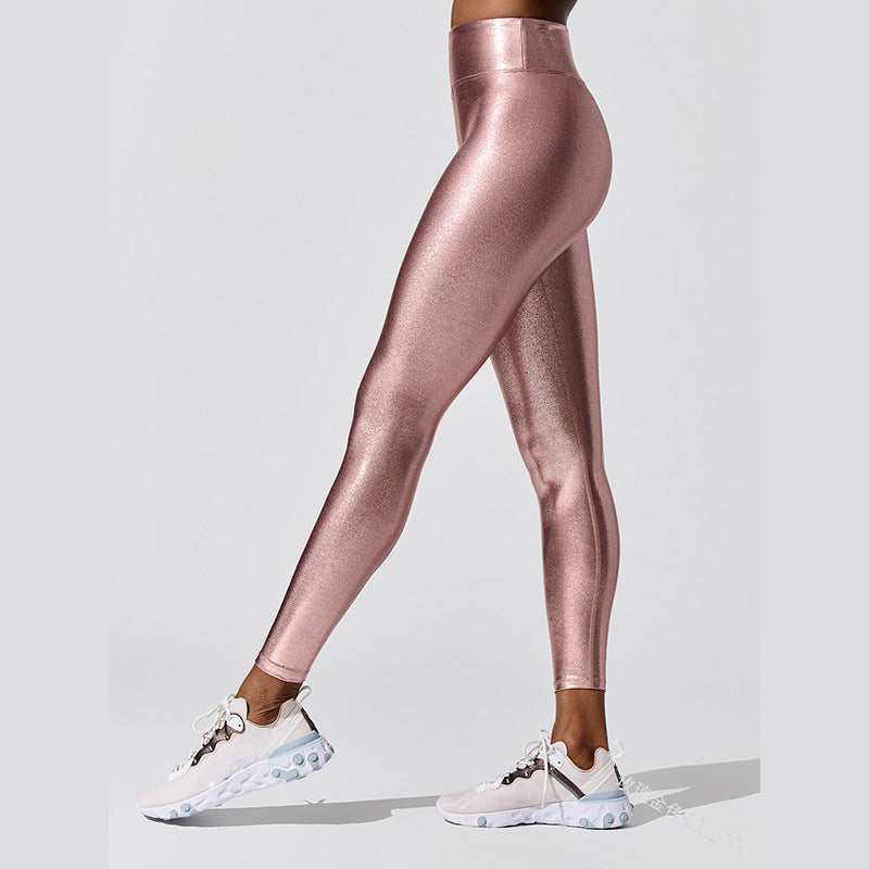 Damen Hochglänzende Leggings im eleganten Design EB