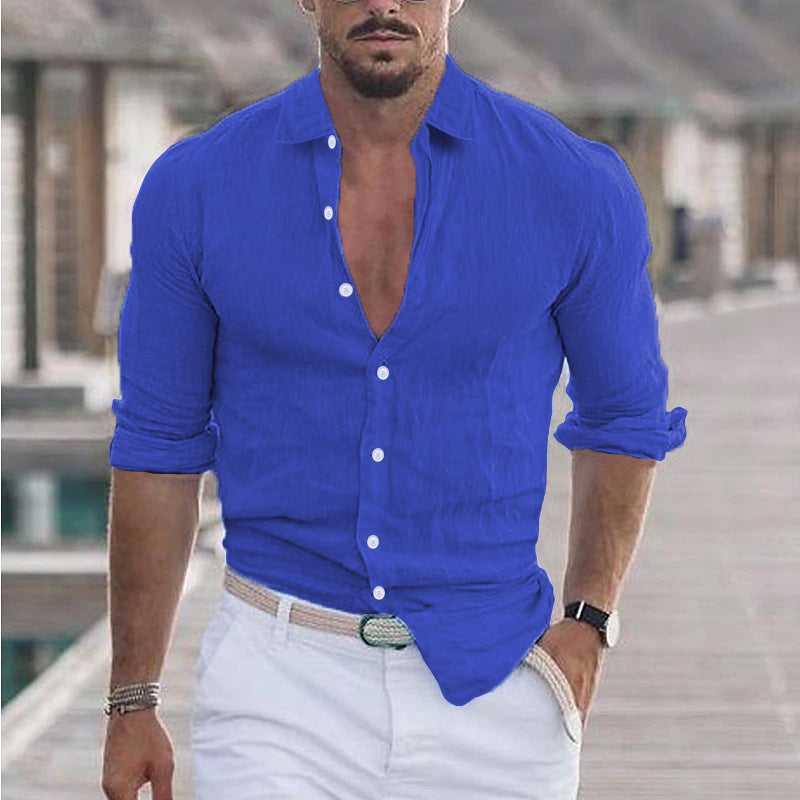 Herren Premium Hemd mit modernem Slim-Fit Schnitt und hautfreundlicher Textur EB