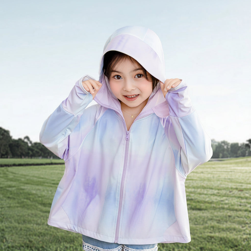 Damen performante UV-Schutzjacke mit Kapuze EB
