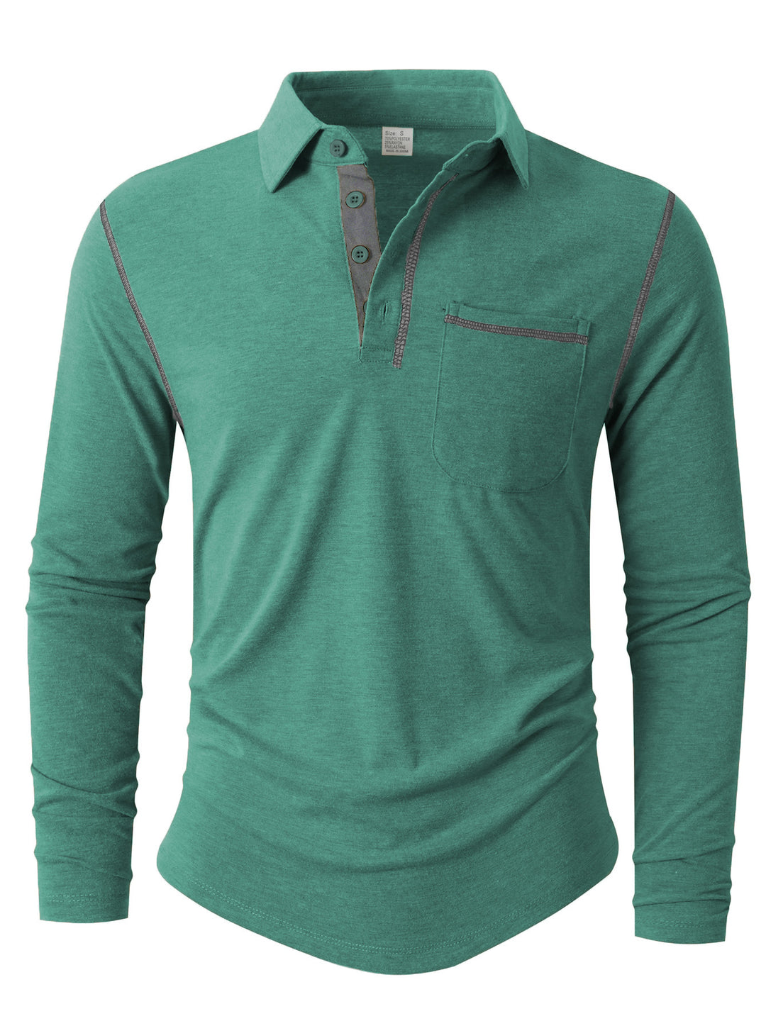 Herren Langarm Poloshirt EB