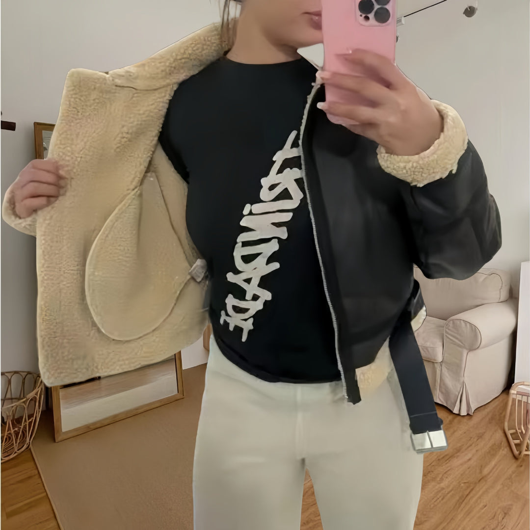 Damen robuste und stylische jacke mit Innenfutter EB