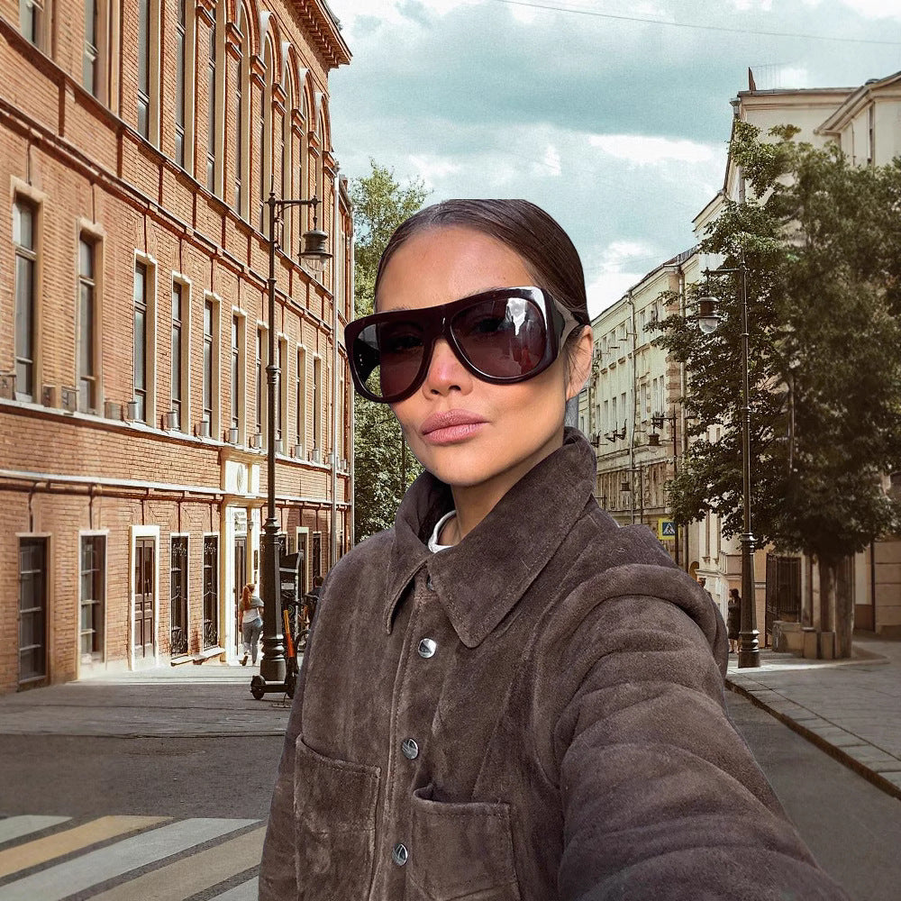 Damen Modische Wildlederjacke mit strukturiertem Design und praktischen Taschen EB