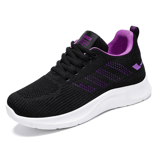Damen Sportliche Sneaker mit atmungsaktivem Obermaterial und Dämpfungssystem EB