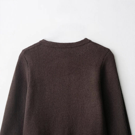 Damen trendige Fransenstrickjacke EB