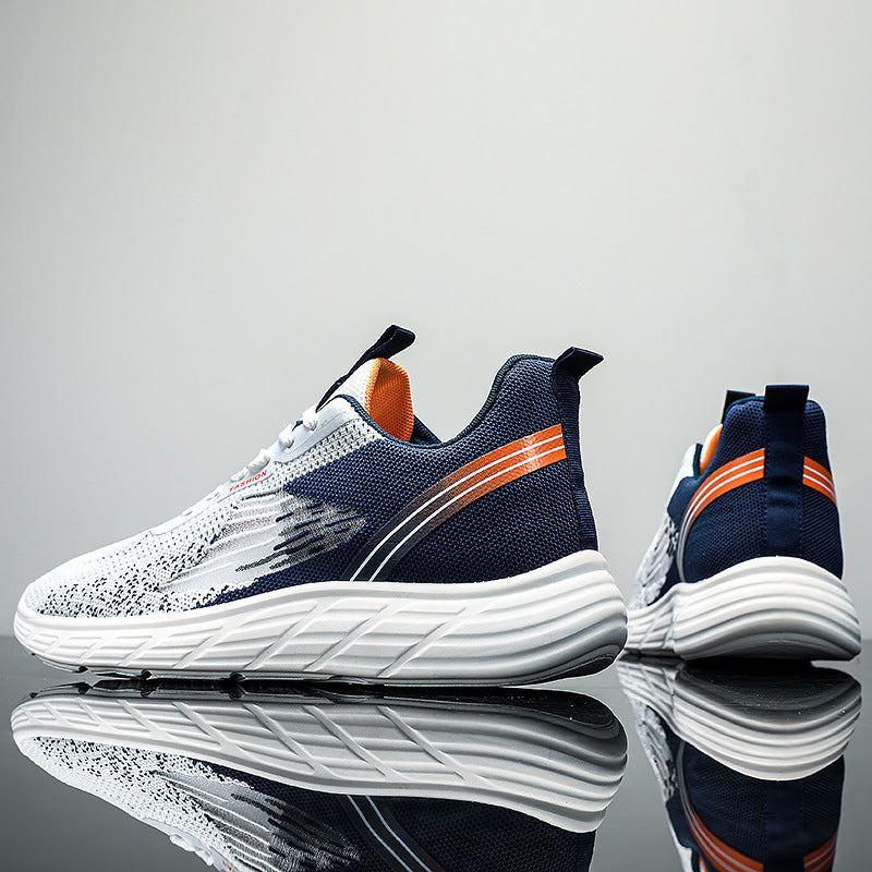 Damen Sportliche Sneaker mit atmungsaktiver Mesh-Oberfläche und rutschfester Sohle EB