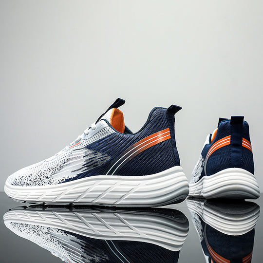 Damen Sportliche Sneaker mit atmungsaktiver Mesh-Oberfläche und rutschfester Sohle EB