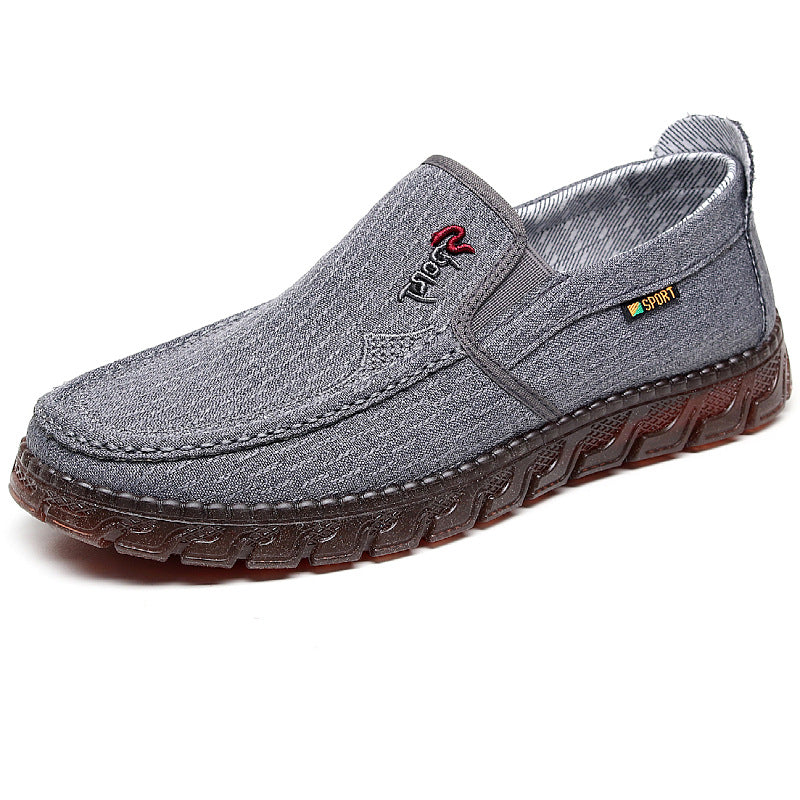 Damen bequeme Slip-On Schuhe aus atmungsaktivem Textilmaterial EB