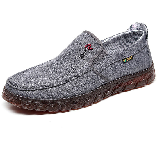 Damen bequeme Slip-On Schuhe aus atmungsaktivem Textilmaterial EB
