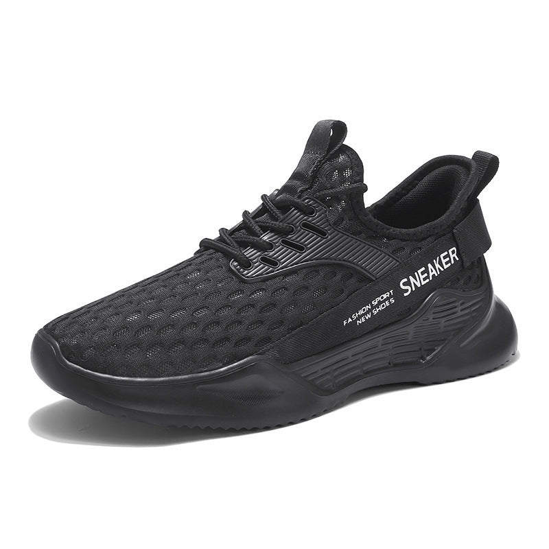 Damen Sportliche Sneakers aus atmungsaktivem Mesh mit rutschfester Sohle EB