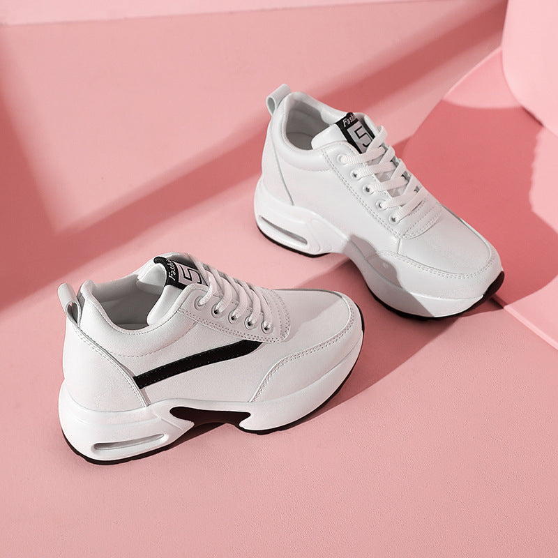 Damen Sportliche High-Top Sneakers mit dämpfender Sohle EB