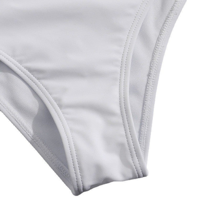 Damen Einteiler Badeanzug mit eleganten Rüschendetails EB