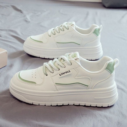 Damen Sneaker mit dicker Laufsohle und atmungsaktivem Obermaterial EB