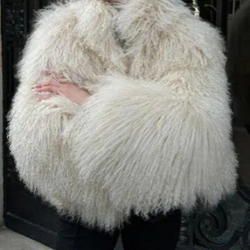 Damen Flauschige Kuscheljacke EB