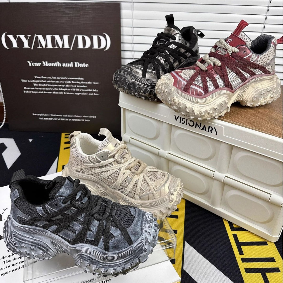 Damen Outdoor-Sneaker mit rutschfester Sohle und atmungsaktiver Konstruktion EB