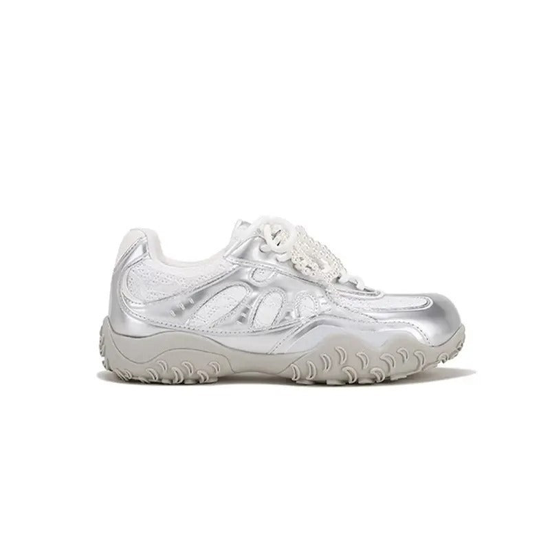 Damen Sportliche Lauf Sneakers mit atmungsaktiver Mesh-Oberfläche und rutschfester Sohle EB