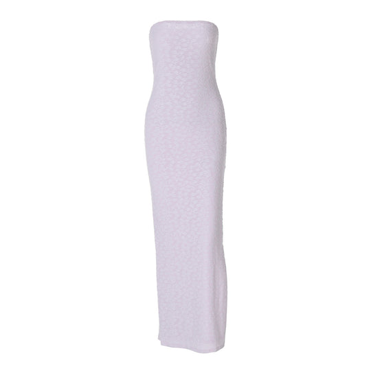 Damen Figurbetontes Bandeau-Maxikleid aus elastischem Material EB