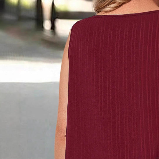 Damen Weiter Schnitt Tank-Top mit lässigem Stil EB