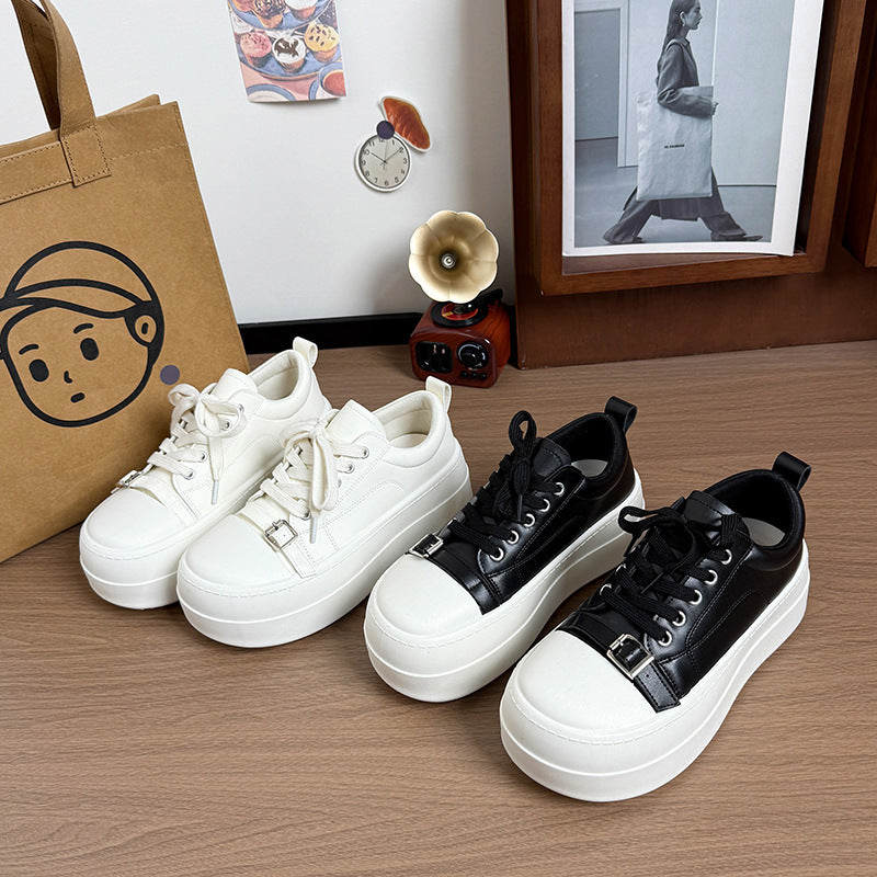 Damen Plattform-Sneaker mit stilvollem Design und extra dicker Sohle EB