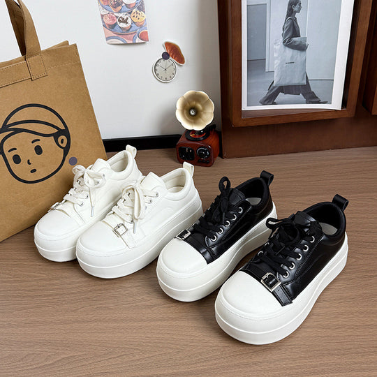 Damen Plattform-Sneaker mit stilvollem Design und extra dicker Sohle EB