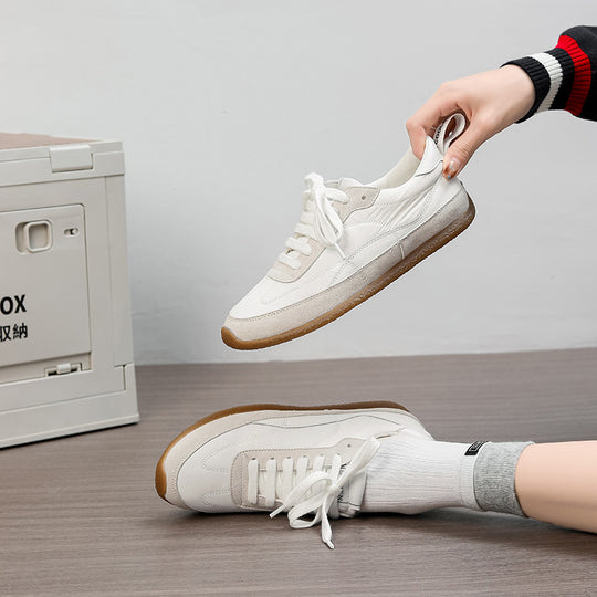 Damen Sportliche Sneakers im klassischen Retro-Stil mit rutschfester Sohle EB