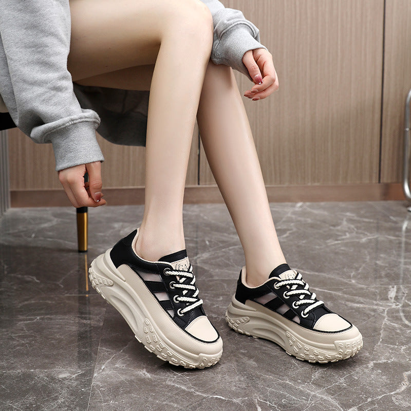 Damen Sneakers mit modernem Plateau-Design EB