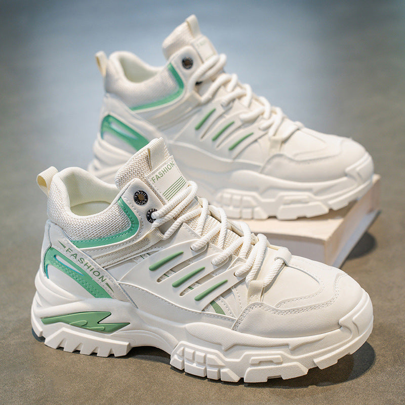 Damen Hochtop Sneakers mit robustem Design und stylischem Mesh-Einsatz EB