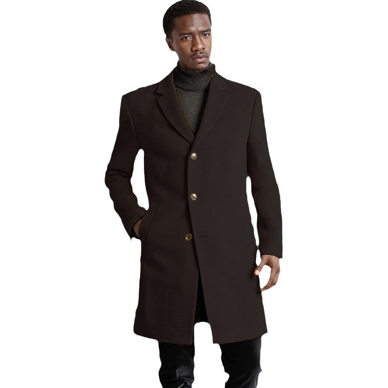 Herren eleganter Langmantel EB